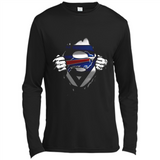 Buffalo Bills And Superman Fans - Canvas Long Sleeve T-Shirt