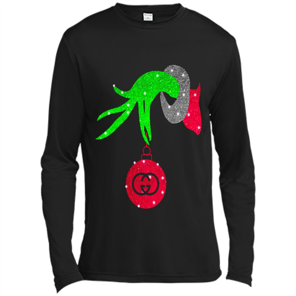 Grinch hand holding logo Gucci PING PONG