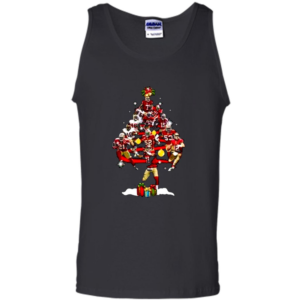 San Francisco 49ers Players Christmas Tree PINGPONG