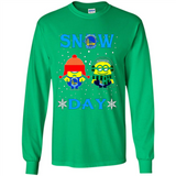 Snow Day Shirt For Golden State Warriors Vs Minion Fans pingpong