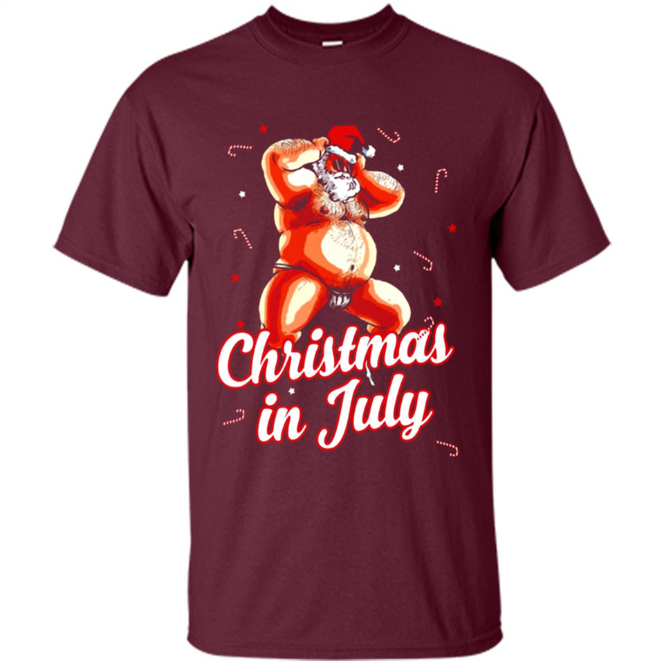 Christmas In July - Funny Dancing Santa - Shirt