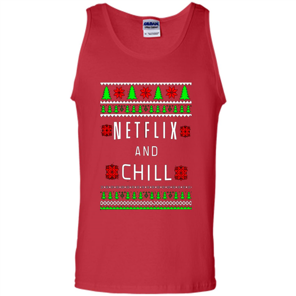 Netflix And Chill Christmas sweater PINGPONG