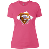 Denver Broncos And Superman Fans - Ladies' Boyfriend T-Shirt