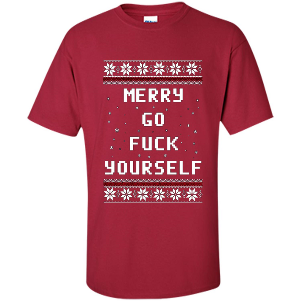 Merry go fuck yourself Christmas sweatshirt PINGPONG