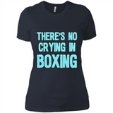There's no crying in boxing - Ladies' Boyfriend T-Shirt