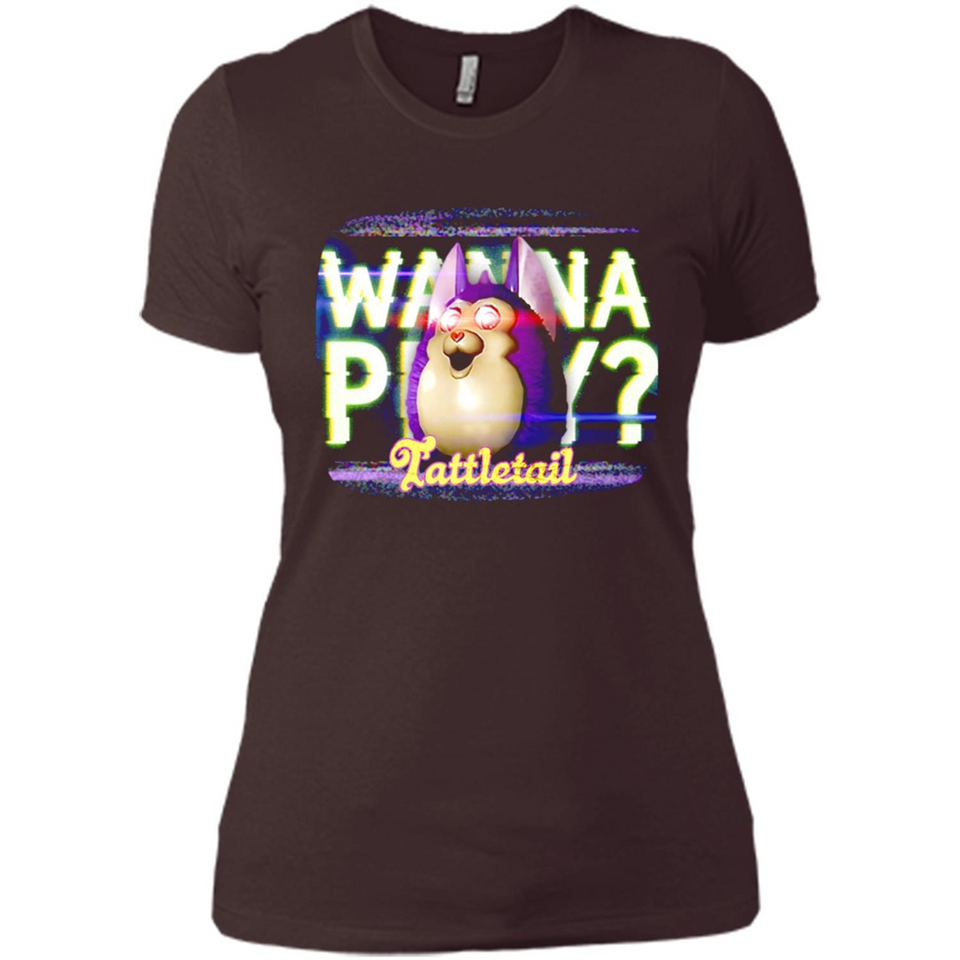 Wanna Play Tattletail - Ladies' Boyfriend T-Shirt