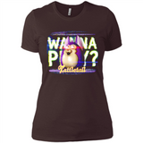 Wanna Play Tattletail - Ladies' Boyfriend T-Shirt