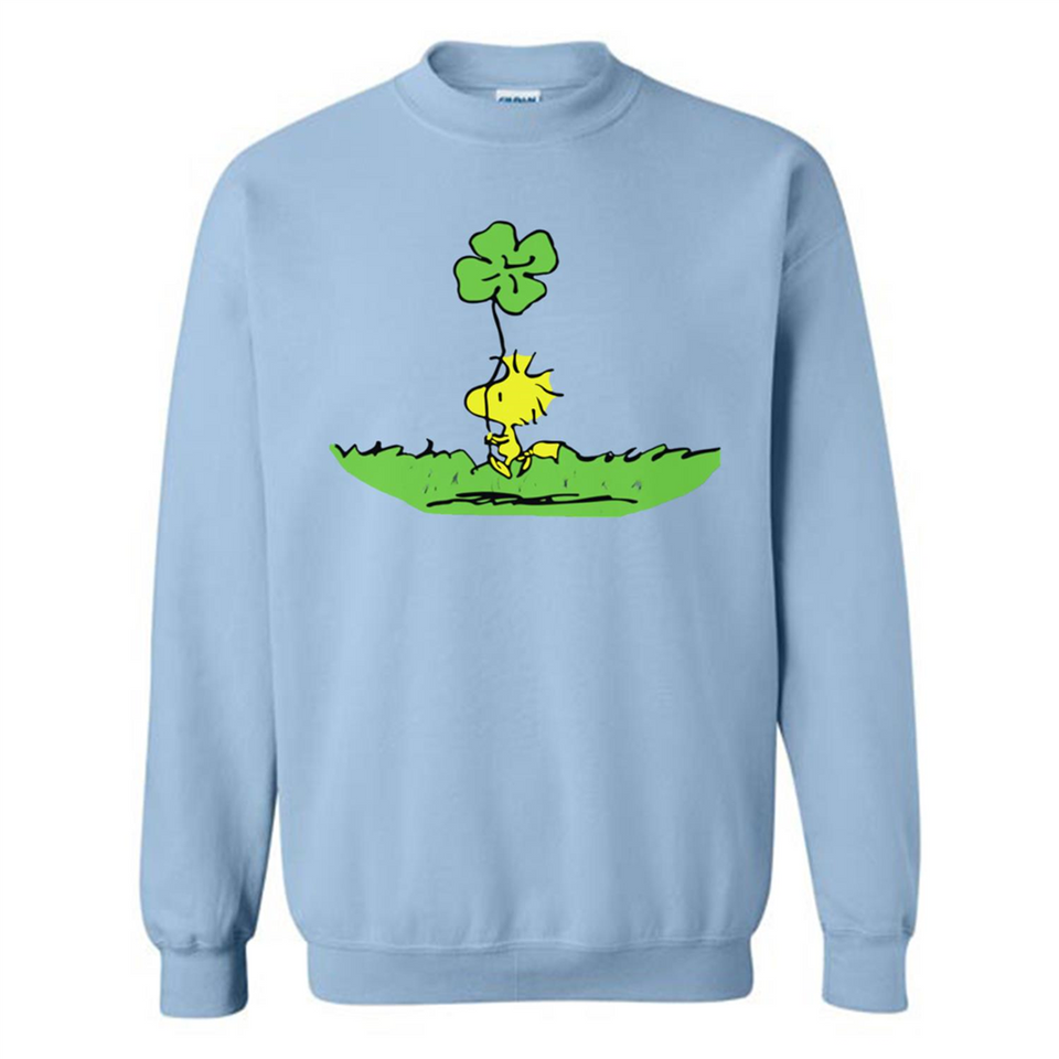 Snoopy Woodstock Shamrock - Sweatshirt