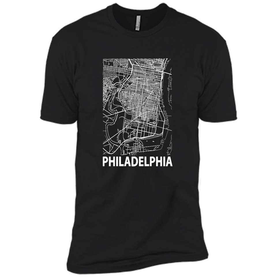 Philadelphia Pennsylvania City Map Souvenir