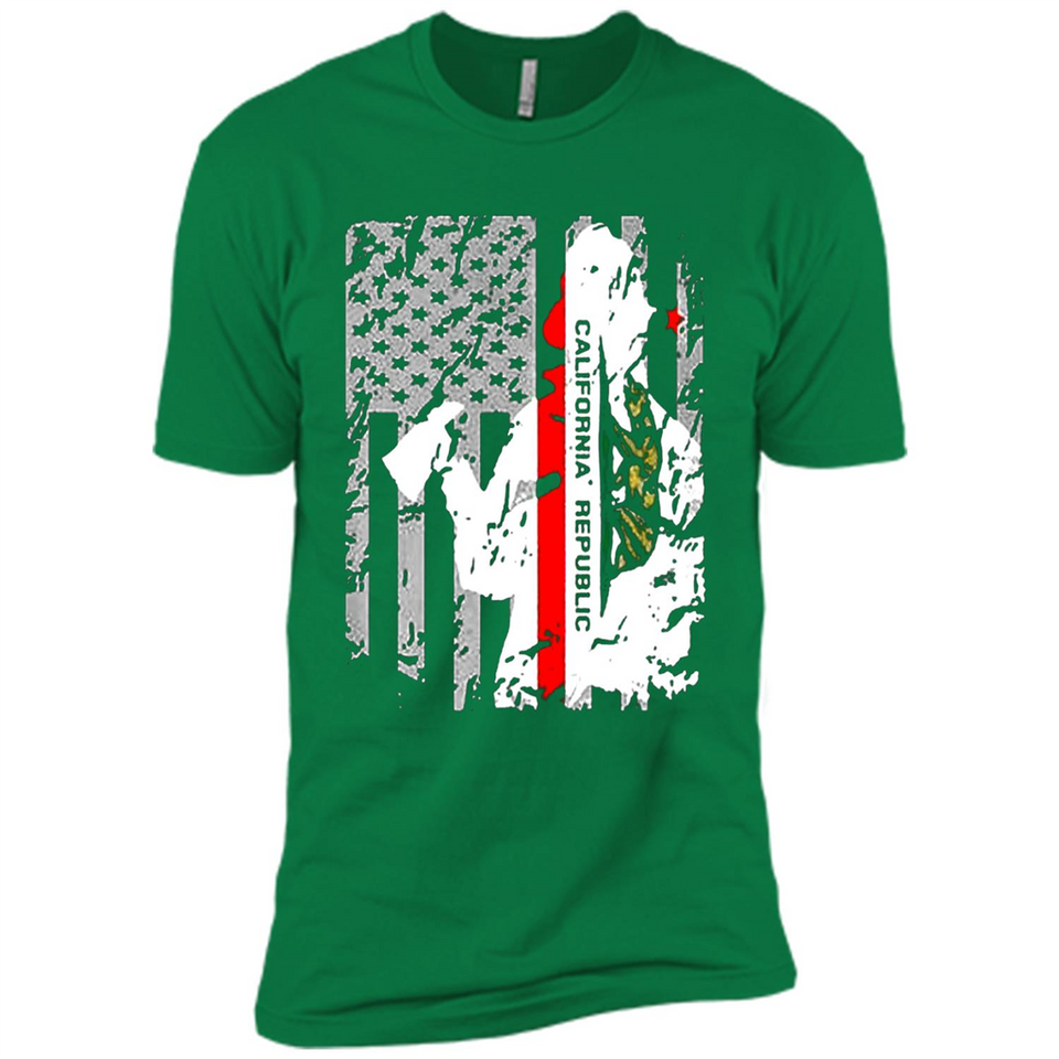 Paradise California Firefighter Thin Red Line Funds Youth T-Shirt PINGPONG - Premium Short Sleeve T-Shirt