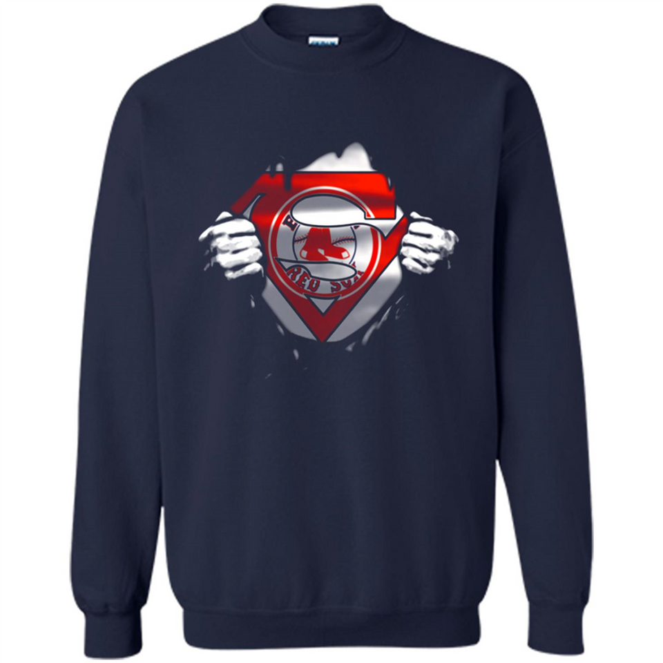 Boston Red Sox And Superman Fans - Sweatshirt