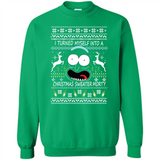 RICK AND MORTY-I TURNED MYSELF INTO A CHRISTMAS SWEATER MORTY UGLY XMAS SWEATER