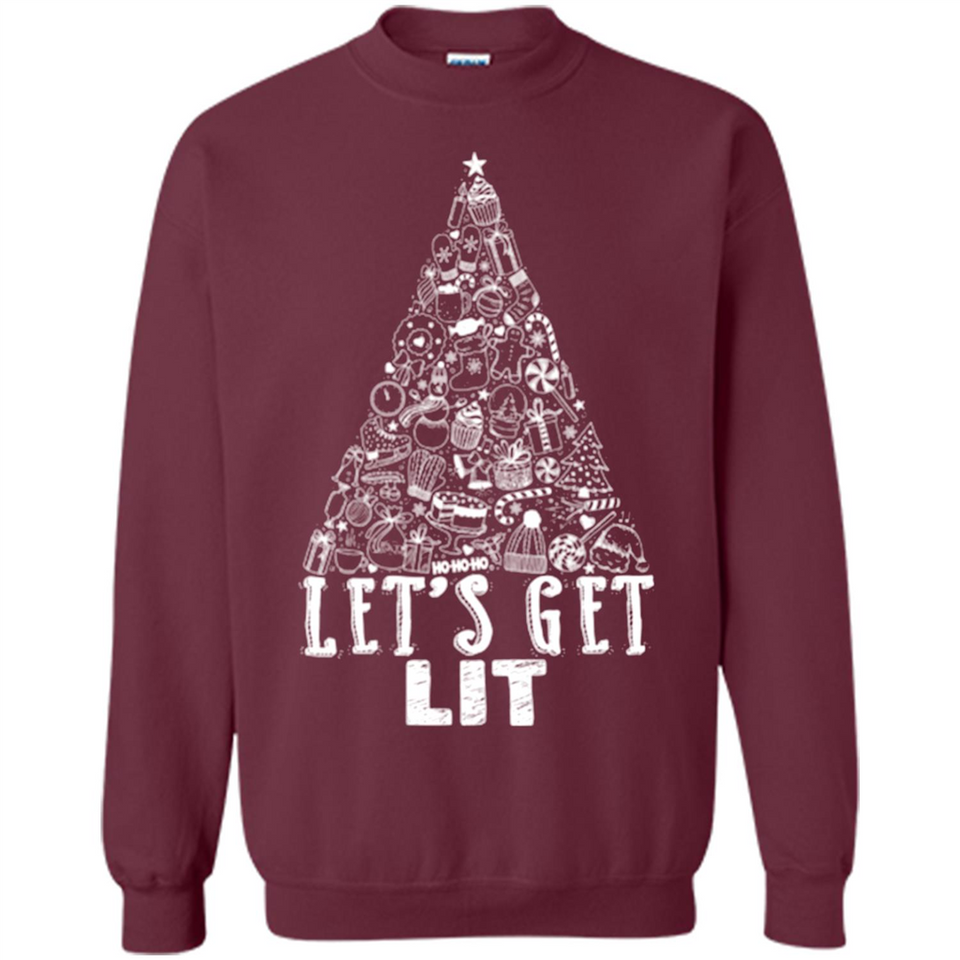 Let's Get Lit - Funny Christmas Tree