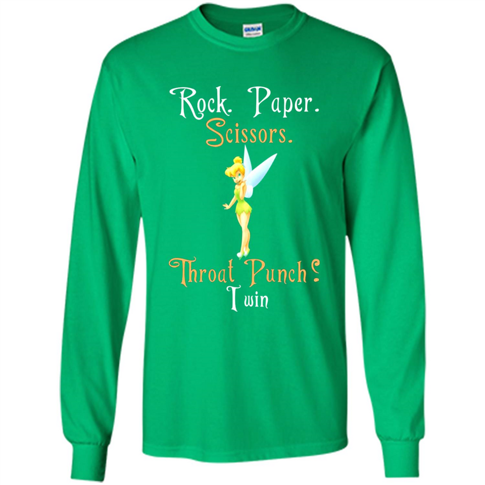 Tinker Bell Rock Paper Scissors Throat Punch I win PINGPONG