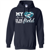 Philadelphia Eagles Football My Heart is on that Field - Hoodie