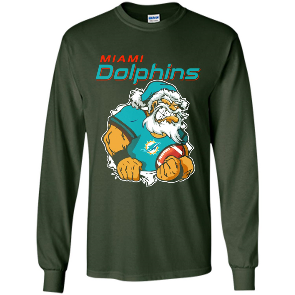 Grumpy Santa Claus Miami Dolphins Football Team PINGPONG