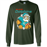Grumpy Santa Claus Miami Dolphins Football Team PINGPONG