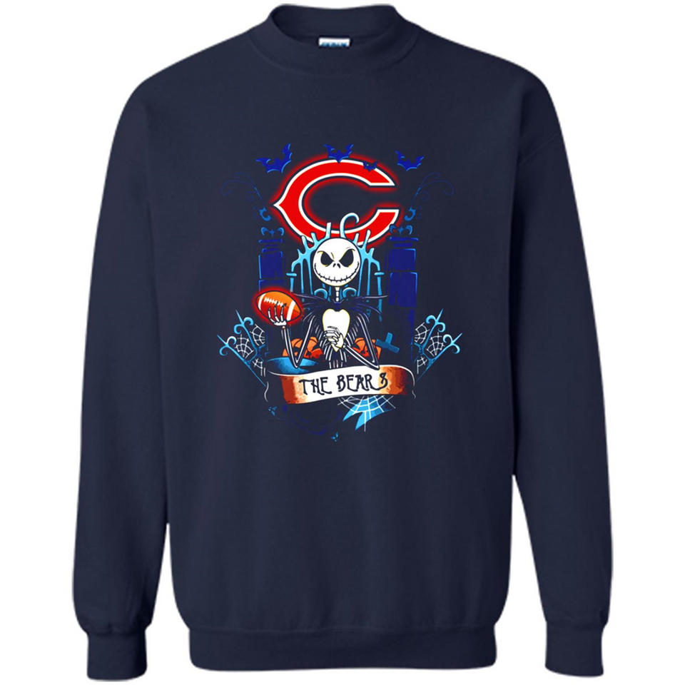 Chicago Bears Halloween The Nightmare Before Christmas - Sweatshirt