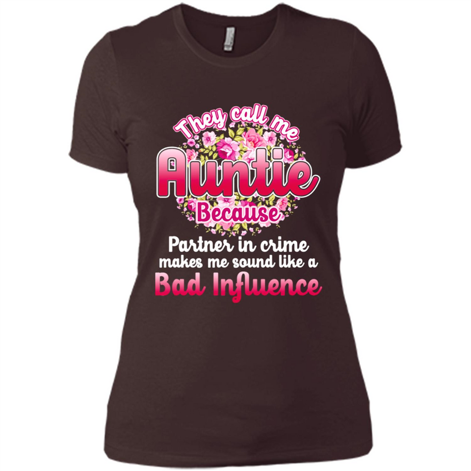 They Call Me Auntie Flower - Ladies' Boyfriend T-Shirt