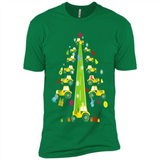 Tractor Car Christmas Tree T-shirt For Drivers