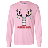 Budweiser Reinbeer Funny Beer Reindeer Christmas Sweatshirt - Long Sleeve T-Shirt