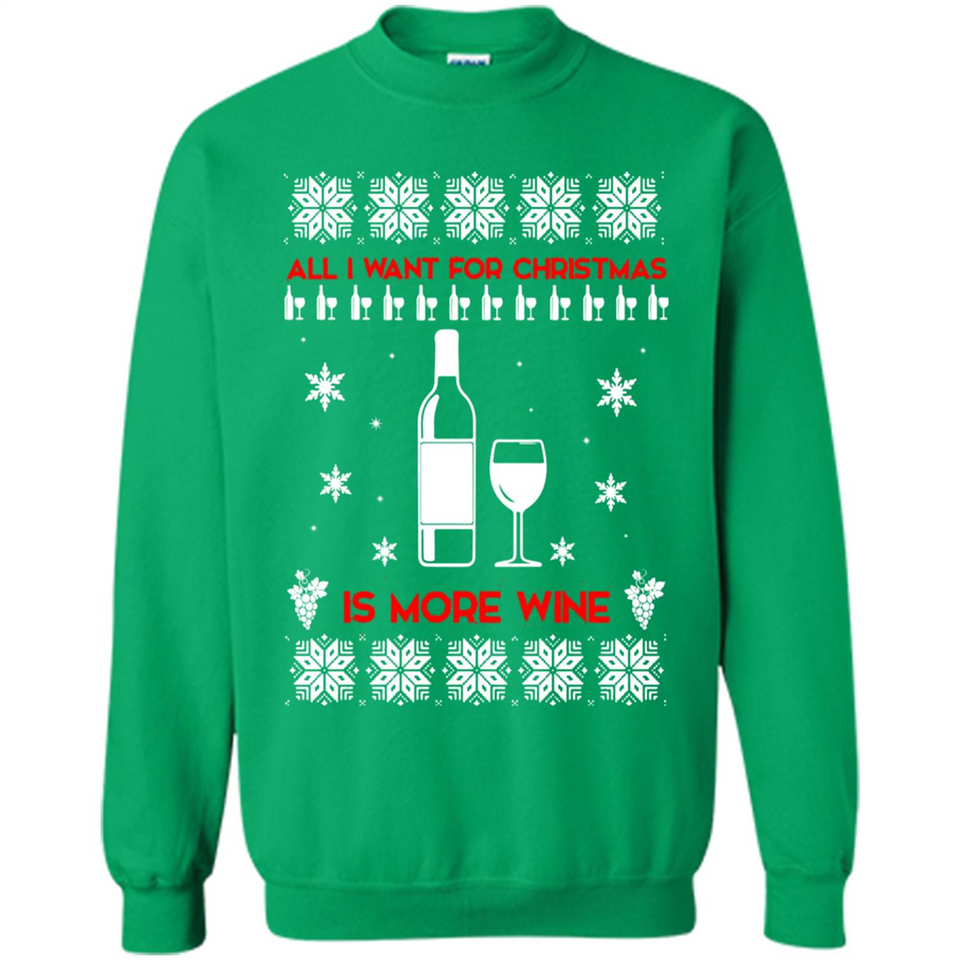 All I Want For Christmas is Wine Ugly sweater PINGPONG