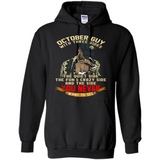 October Guy With Three Sides Quiet Fun Crazy - Hoodie