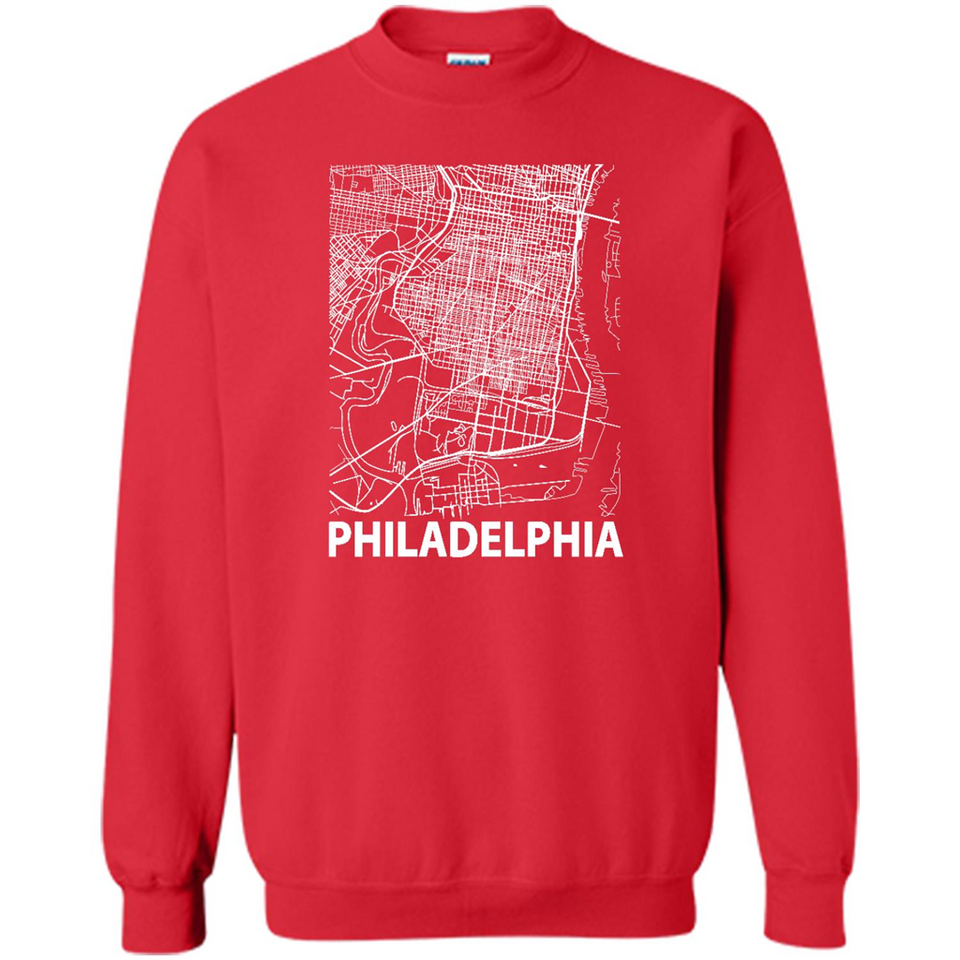 Philadelphia Pennsylvania City Map Souvenir