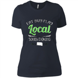 Eat Buy Play Local South Dakota Distressed PING PONG