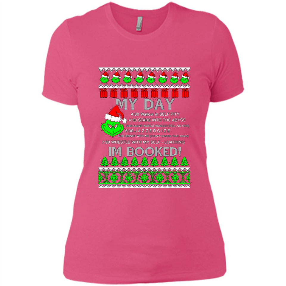 Mr Grinch my day I’m booked Christmas sweater PINGPONG