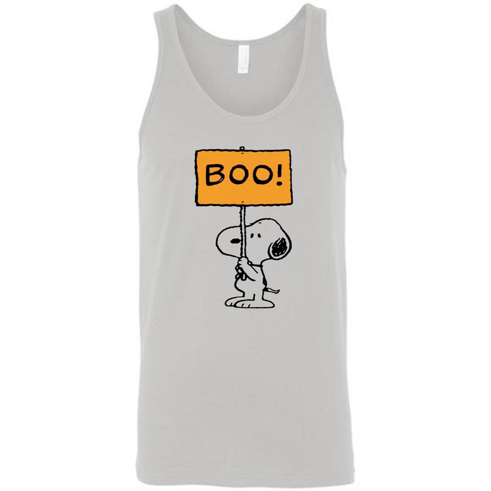 Halloween Snoopy Boo - Canvas Unisex Tank