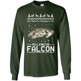 All I Want For Christmas Is The Millennium Falcon ugly PINGPONG