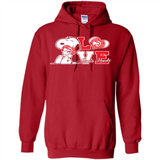 Snoopy loves NBA Atlanta Hawks - Hoodie