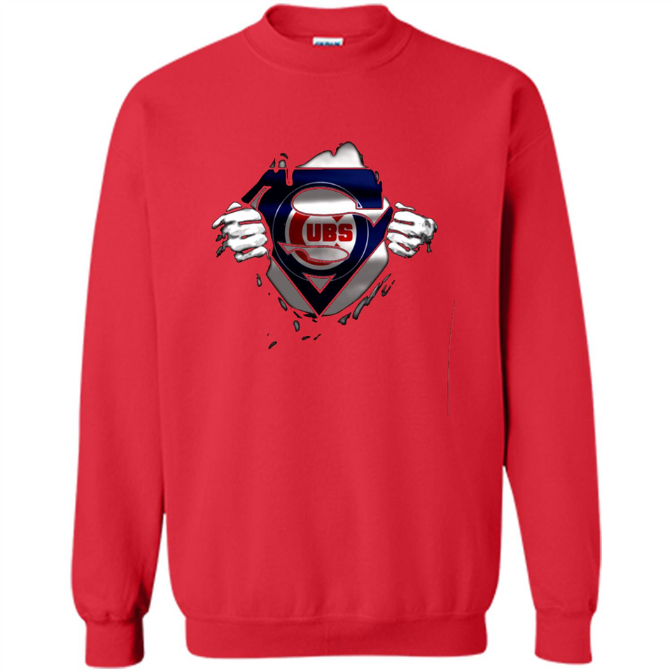 Chicago Cubs And Superman Fans - Sweatshirt