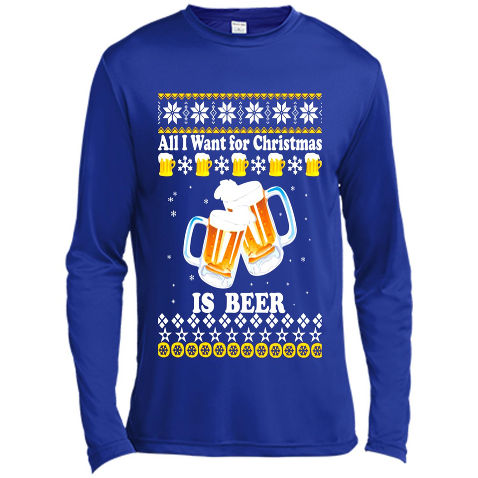 All I want for Christmas is Beer Sweater PINGPONG