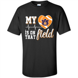 Auburn Tigers Football My Heart is on that Field - Shirt