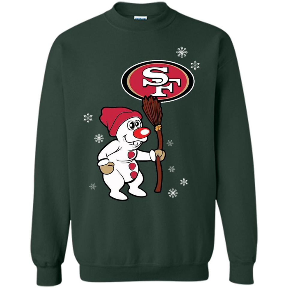 San Francisco 49ers Snowman