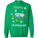 Cute Christmas Shirt Merry Christmas Snowflakes Owls Nest
