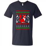 Christmas Ugly Sweater CUTE CATS UGLY CHRISTMAS SWEATERS - Men's V-Neck