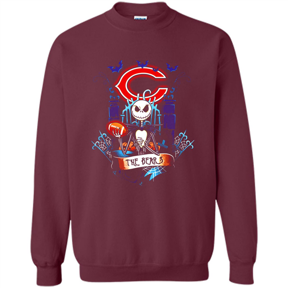 Chicago Bears Halloween The Nightmare Before Christmas - Sweatshirt