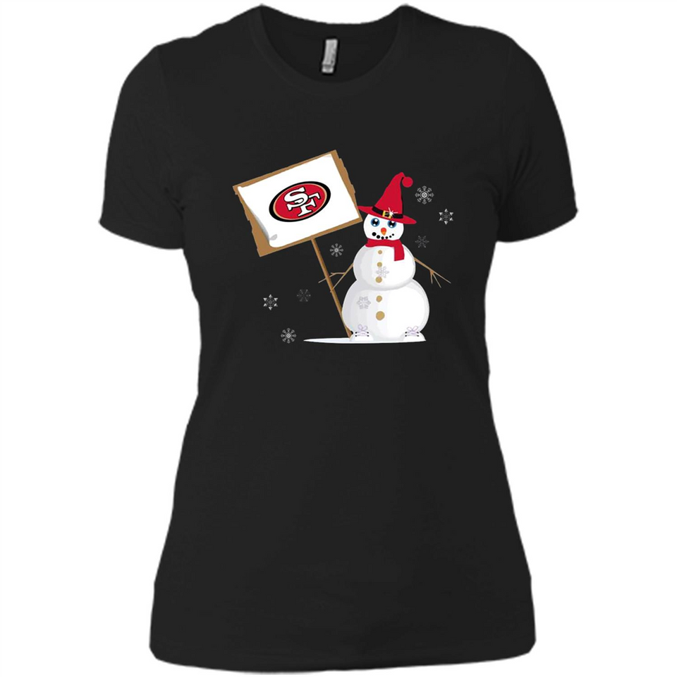 San Francisco 49ers Snowman Funny