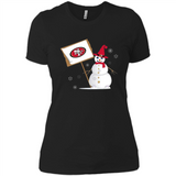 San Francisco 49ers Snowman Funny