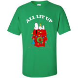 Peanuts By Schulz Snoopy Young Men_s Christmas - Shirt