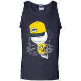 Jack Skellington The Nightmare Before Christmas-Packers Football - Tank Top