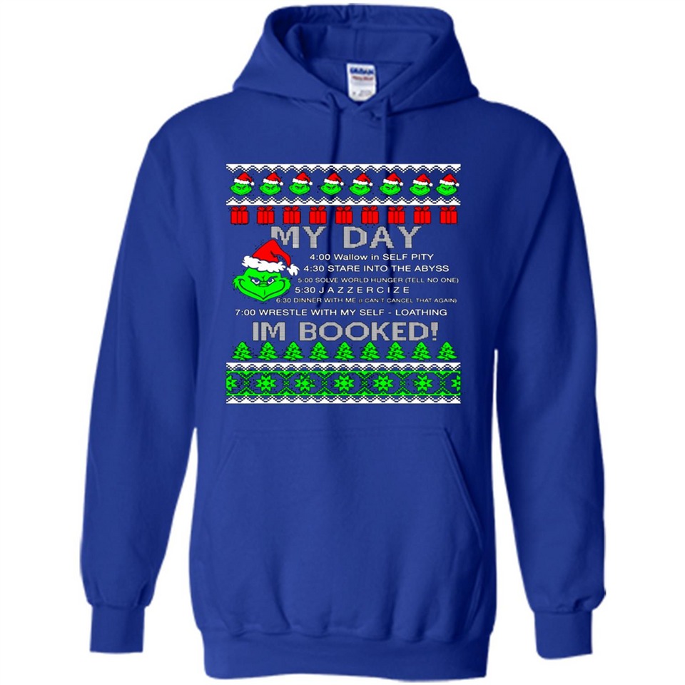 Mr Grinch my day I’m booked Christmas sweater PINGPONG
