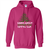 Looks Great Little Full Lotta Sap Funny Christmas Mug PINGPONG - Hoodie