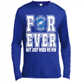 Philadelphia Eagles Forever For ever not just when we win - Canvas Long Sleeve T-Shirt