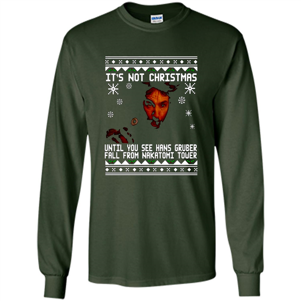 It's Not Christmas Until You See Hans Gruber Fall Ugly Christmas PINGPONG