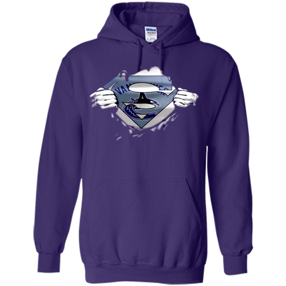 Vancouver Canucks And Superman Fans - Hoodie