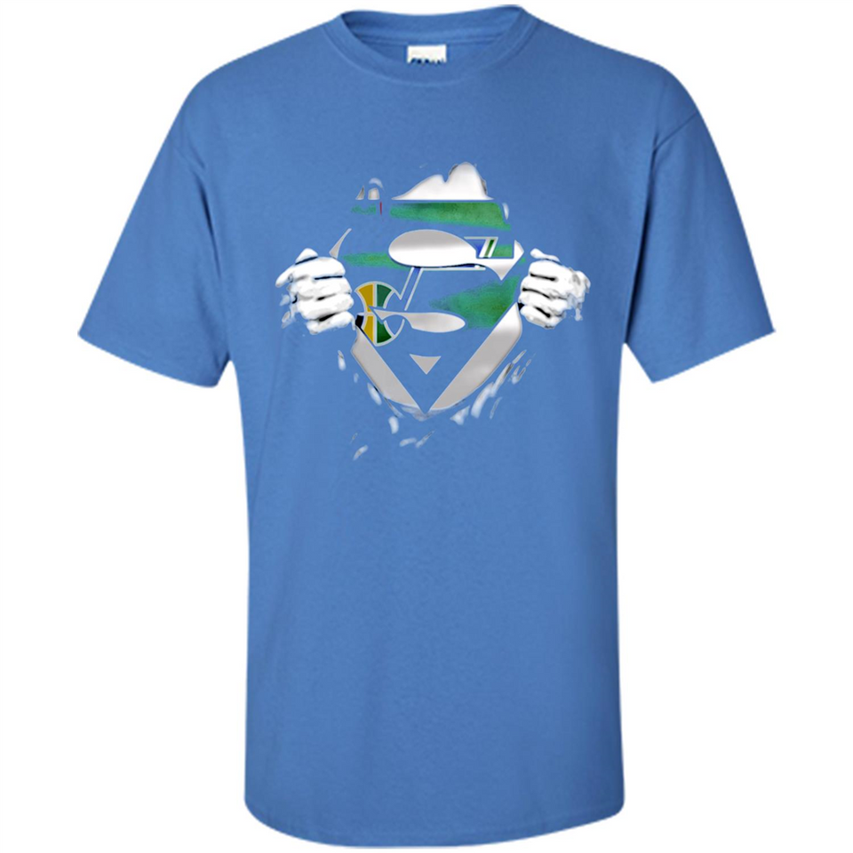 Utah Jazz And Superman Fans - Shirt